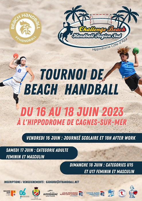 Tournoi Beach Handball – 16 au 18 juin